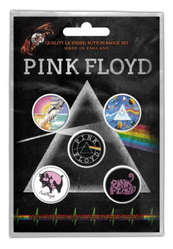 Button Set - Pink Floyd Prism