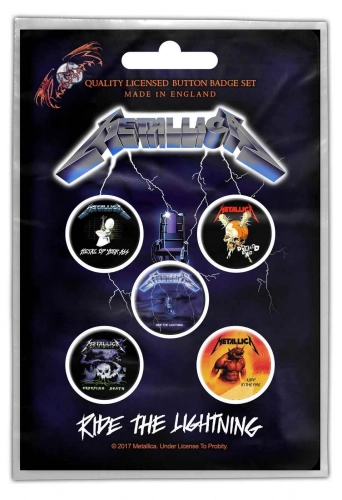 Button Set - Metallica Ride The Lightning