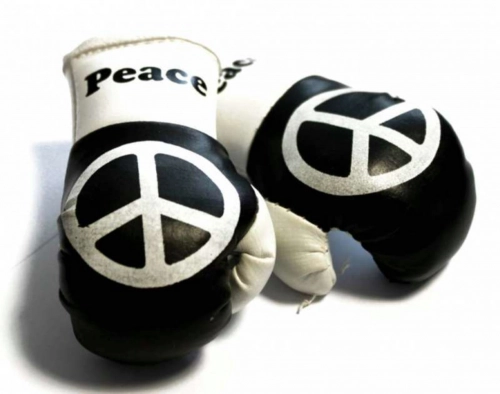 Mini Boxhandschuhe - Peace