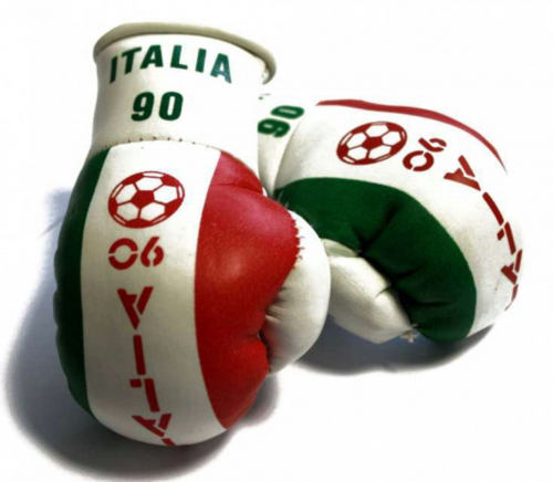 Mini Boxing Gloves - Italy 90