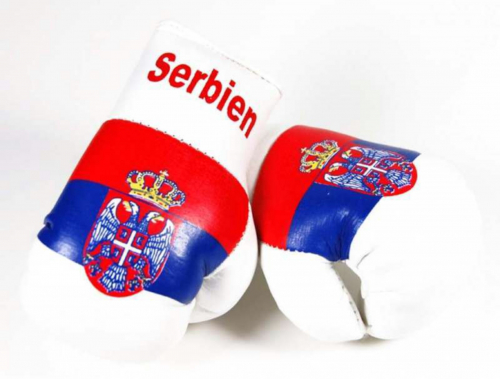 Mini Boxhandschuhe - Serbien