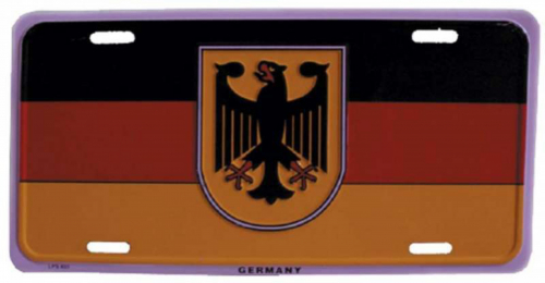 Blechschild Deutschland - 30cm x 15cm