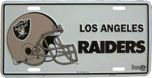 Blechschild L.A. Raiders - 30cm x 15cm