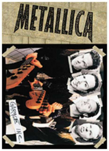 Metallica Photocopy Heads Postcard