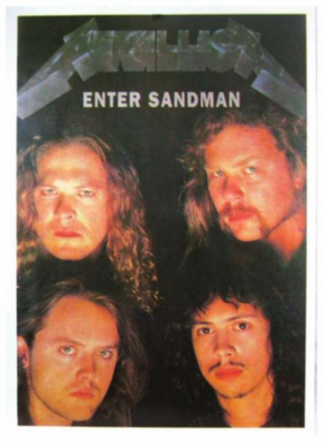 Metallica Sandman Postkarte