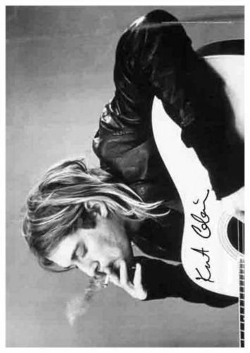 Posterfahne Kurt Cobain | 891