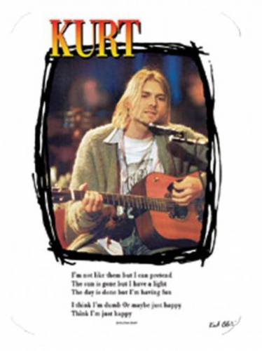 Aufkleber Kurt Cobain | 0779