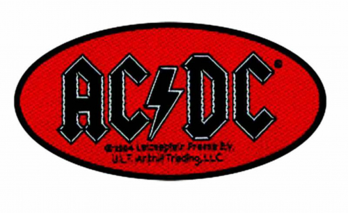 AC/DC Oval Logo Aufnäher | 1901