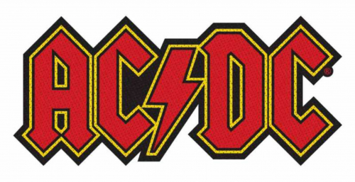 AC/DC Logo Cut-Out Aufnäher | 2832