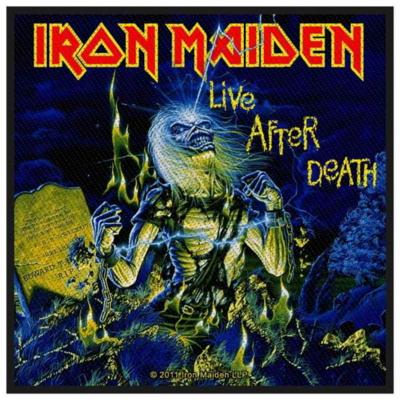 Live After Death SP2526 Patch//Aufn/äher, Gewebt Unbekannt Iron Maiden