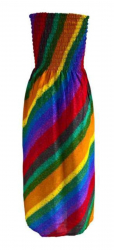 Colorful Bandeau Dress