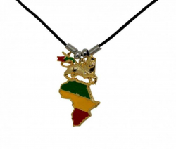 Halskette Afrika mit Löwe Anhänger
