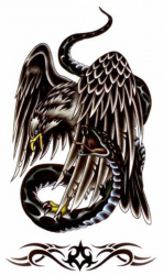 Tattoo Aufkleber Adler