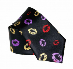 Coole Krawatte mit Kuss