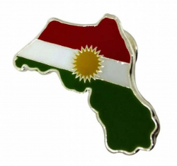Anstecker Pin Kurdistan Flagge