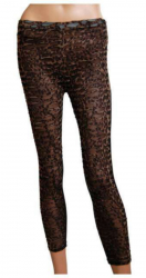 Party Leggings Leopardenmuster