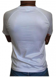 Weißes Unisex T-Shirt Braune Schlangenhaut