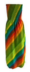 Bandeau Dress Rainbow