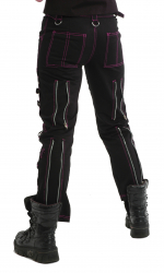 Gothic Trousers Buckles & pink Seams