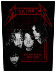 Metallica Bang That Head Rückenaufnäher Patch
