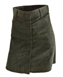 Mini Corduroy Skirt Olivegreen