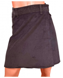 Mini Wrap Skirt brown