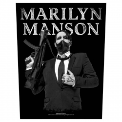 Marilyn Manson Rückenaufnäher 'Machine Gun'