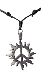 Necklace with Peace pendant
