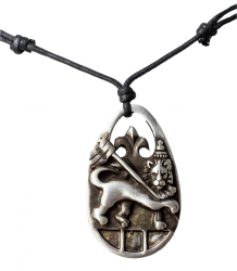 Necklace with coat of arms pendant