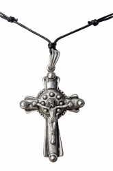 Necklace with jesus cross pendant