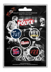 The Police Various Button Set