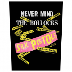 Sex Pistols Rückenaufnäher Never mind the Bollocks