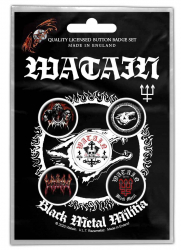 Watain Button Pack Black Metal Militia