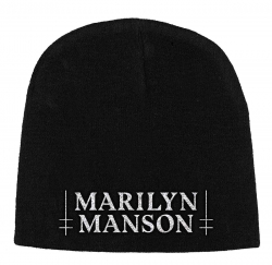 Marilyn Manson Logo Beanie Mütze