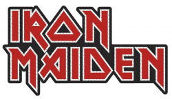 Iron Maiden Logo Cut Out Aufnäher