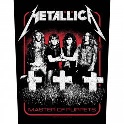 Metallica Master Of Puppets Band Rückenaufnäher