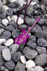 E-Gitarre Halskette Pink