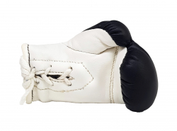 Mini Boxhandschuhe - Schwarz Weiß