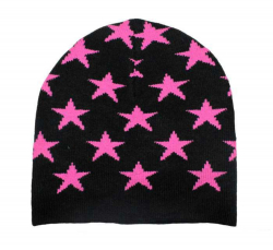 Pink Stars Beanie