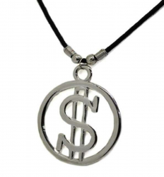 Dollar Pendant  Necklace