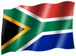 Fahne Südafrika