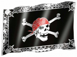 Fahne Piraten Totenkopf
