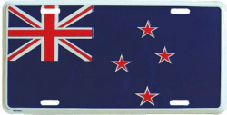 Tin Sign New Zeland - 30cm x 15cm