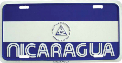 Blechschild Nicaragua - 30cm x 15cm