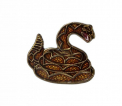 Snake Pin Badge