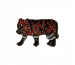 Pin Badge Tiger