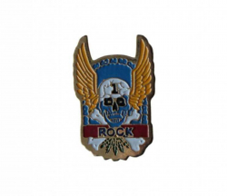Pin Badge Rock Skull