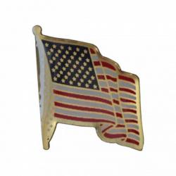 Flag USA Pin Badge