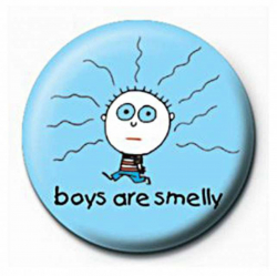Ansteckbutton Boys Are Smelly | 3582