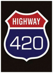 Highway 420 Postkarte